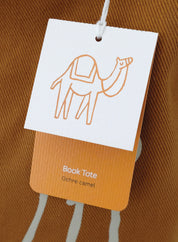 Shopping tote bag - Camel, ochre