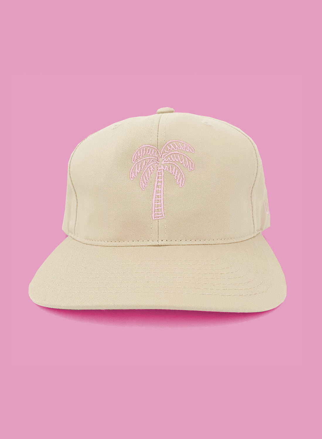 Cap, palm tree, pink