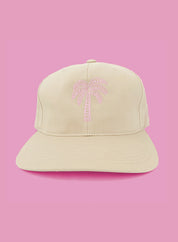 Cap, palm tree, pink