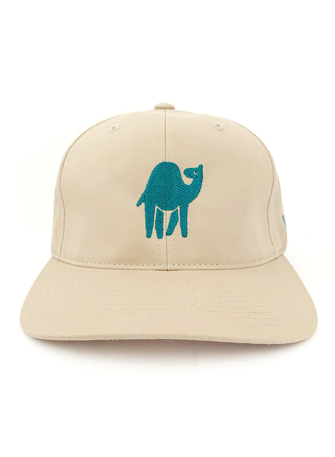 Cap, camel, teal