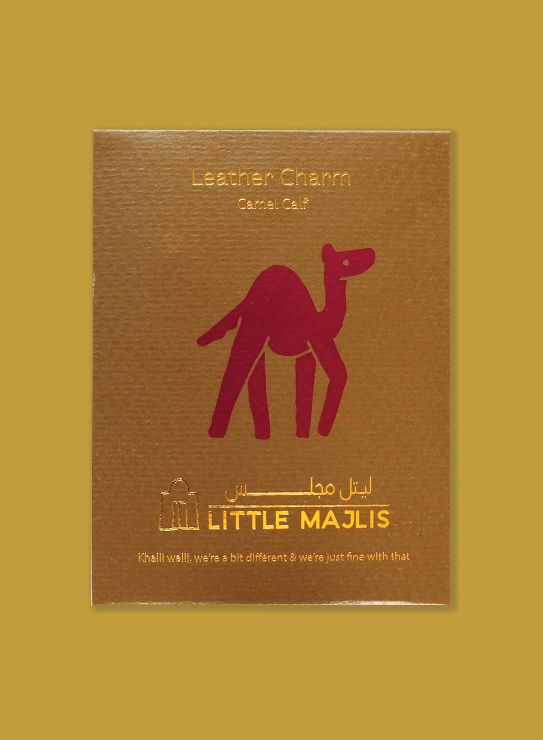 Leather charm, Camel