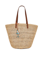 Leather charm, Falcon on a wakir (perch)