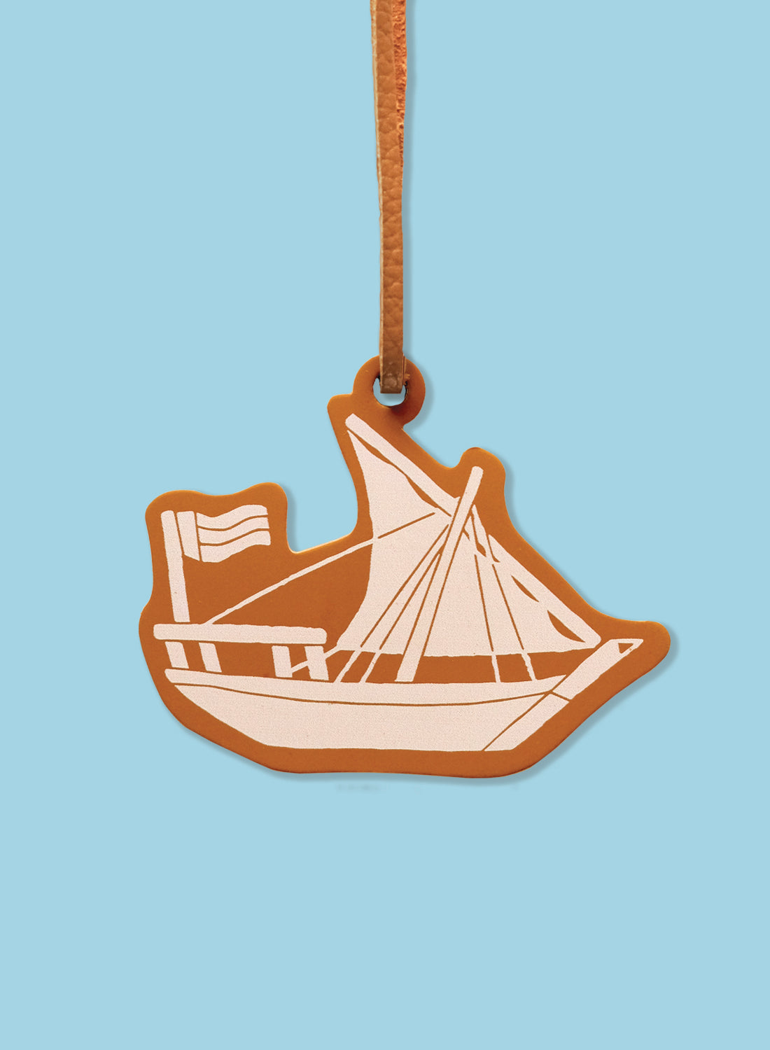 Leather charm, Dhow boat
