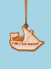 Leather charm, Dhow boat