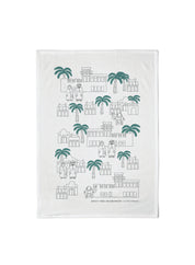 Cotton tea towel – Emirati neighborhood freej