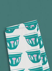 Cotton tea towel – Arabic coffee cup
