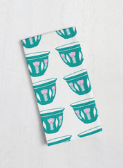 Cotton tea towel – Arabic coffee cup
