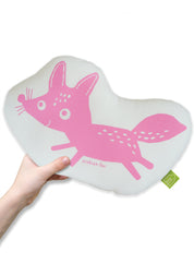 Character cushion - Arabian fox, pink