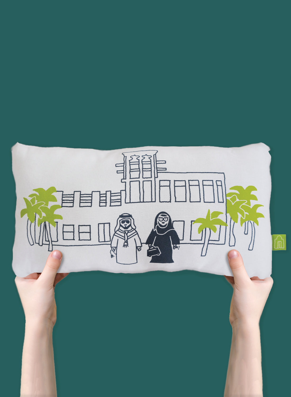 Character cushion - Emirati Freej