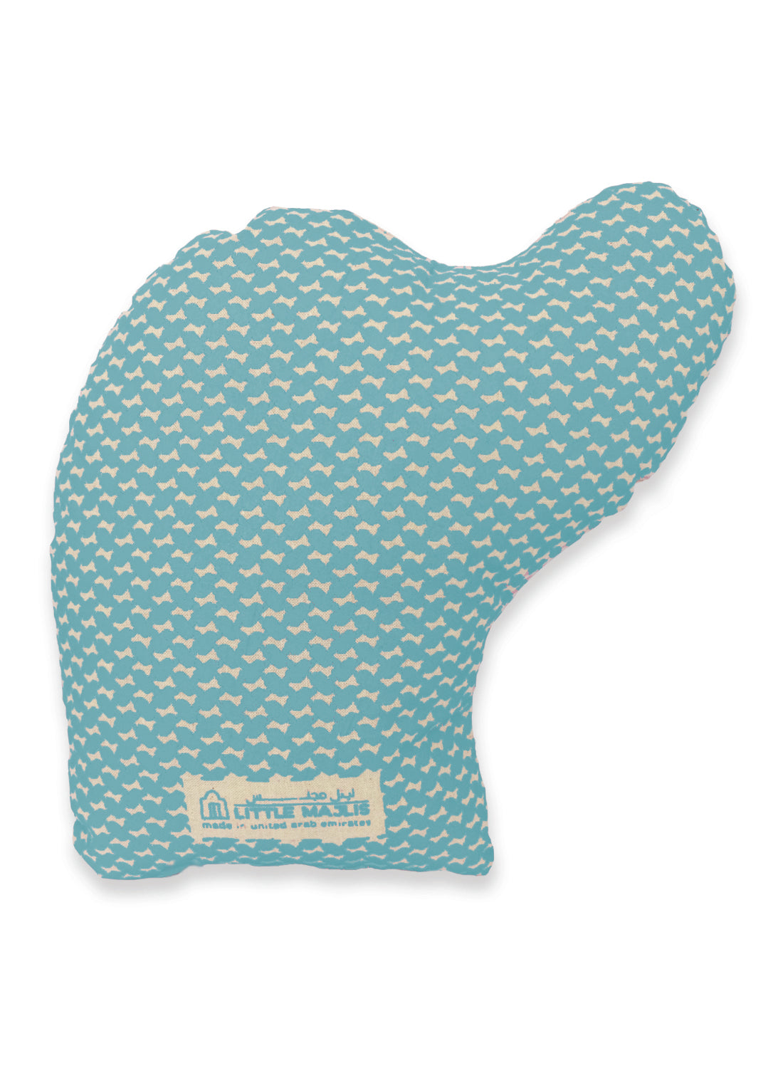 Character cushion - bedouin camel, blue