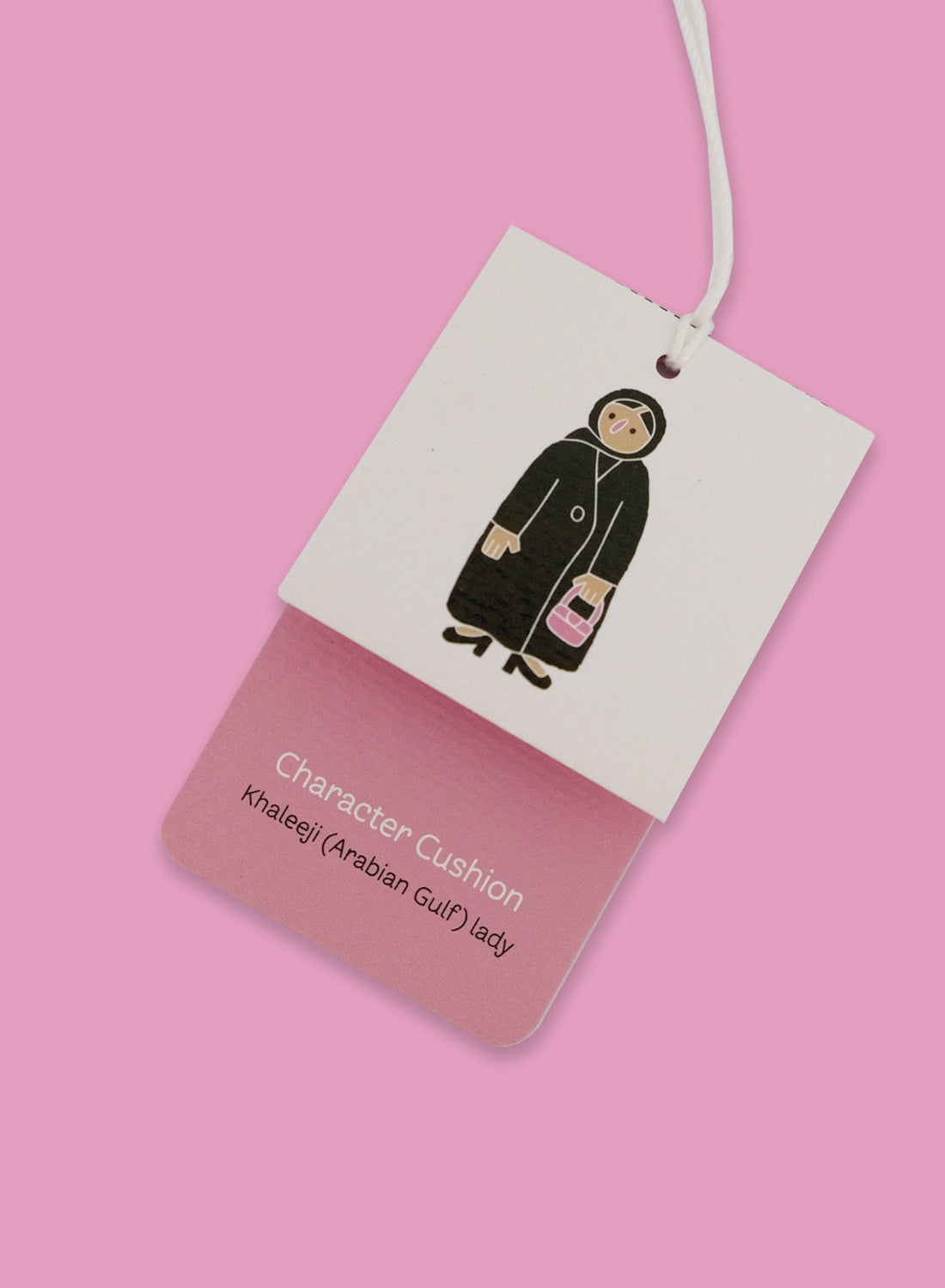 Character cushion - Khaleeji (Arabian Gulf) lady