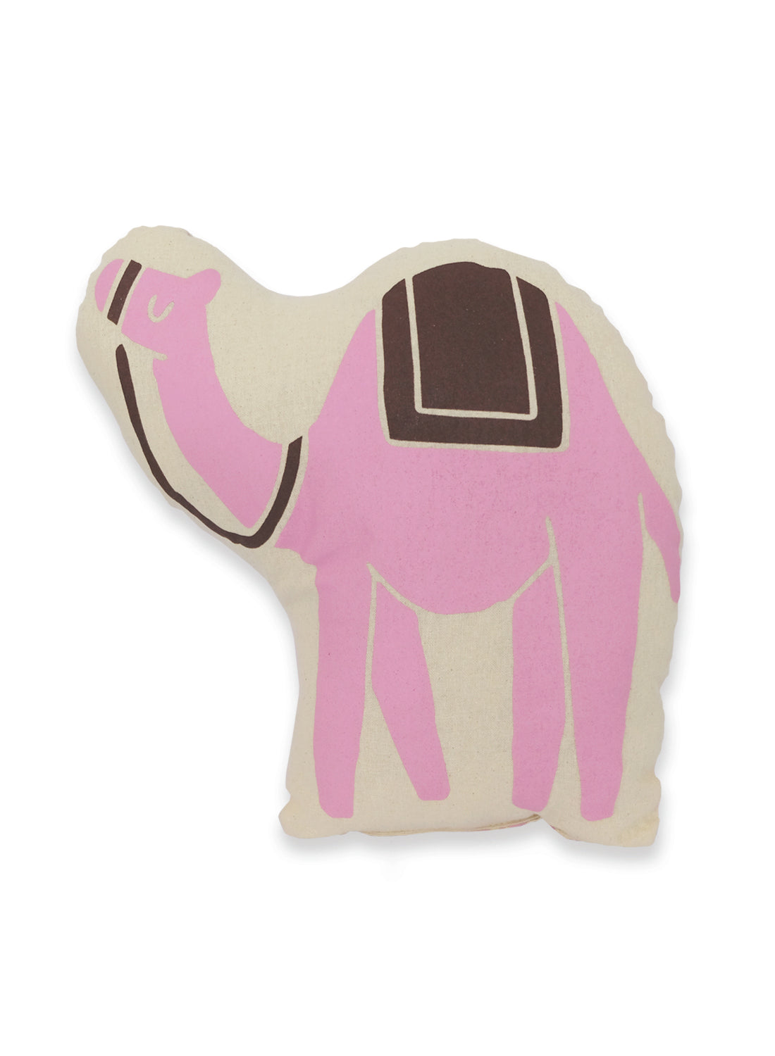 Character cushion - bedouin camel, pink