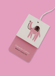Character cushion - bedouin camel, pink