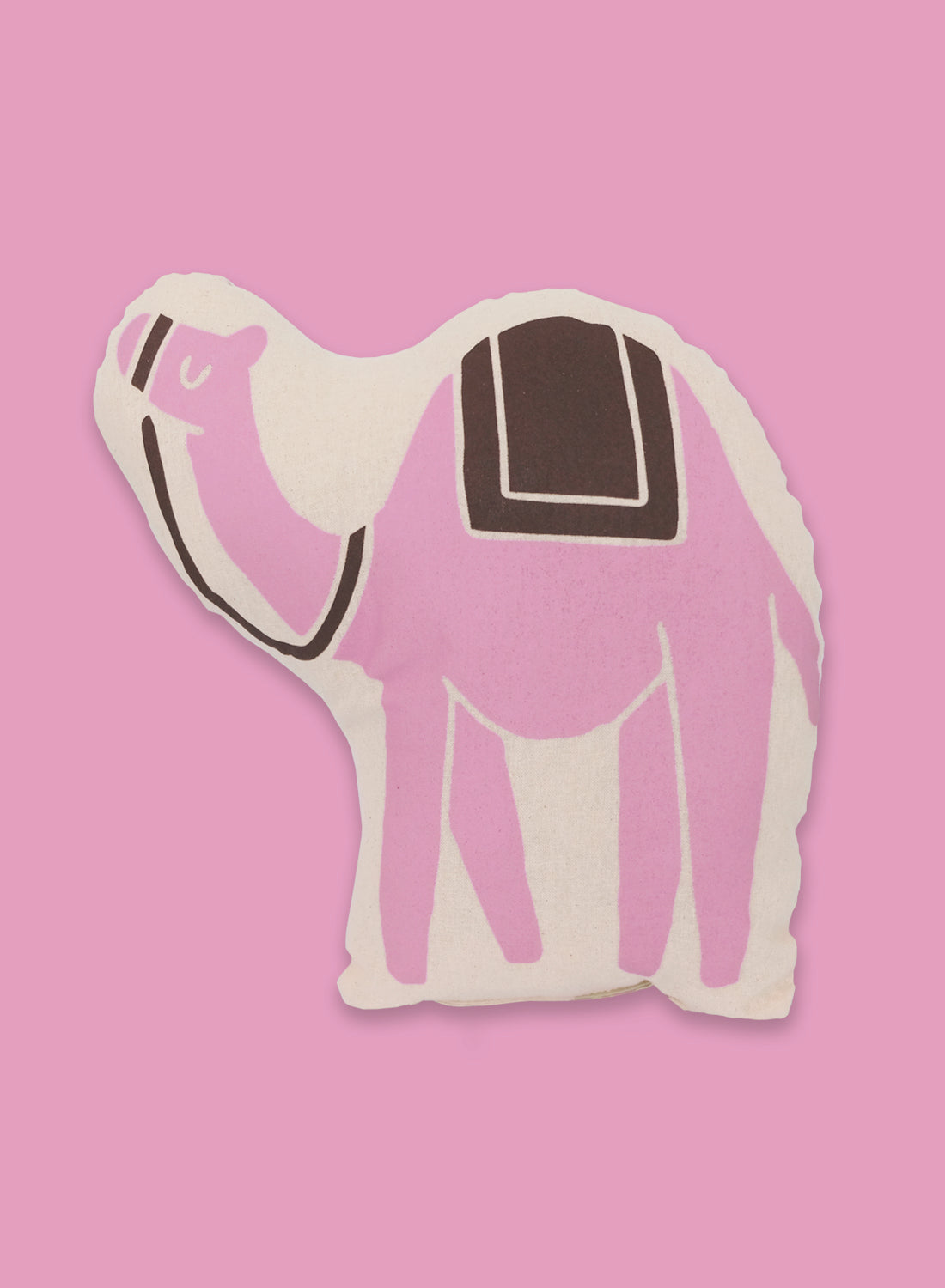 Character cushion - bedouin camel, pink