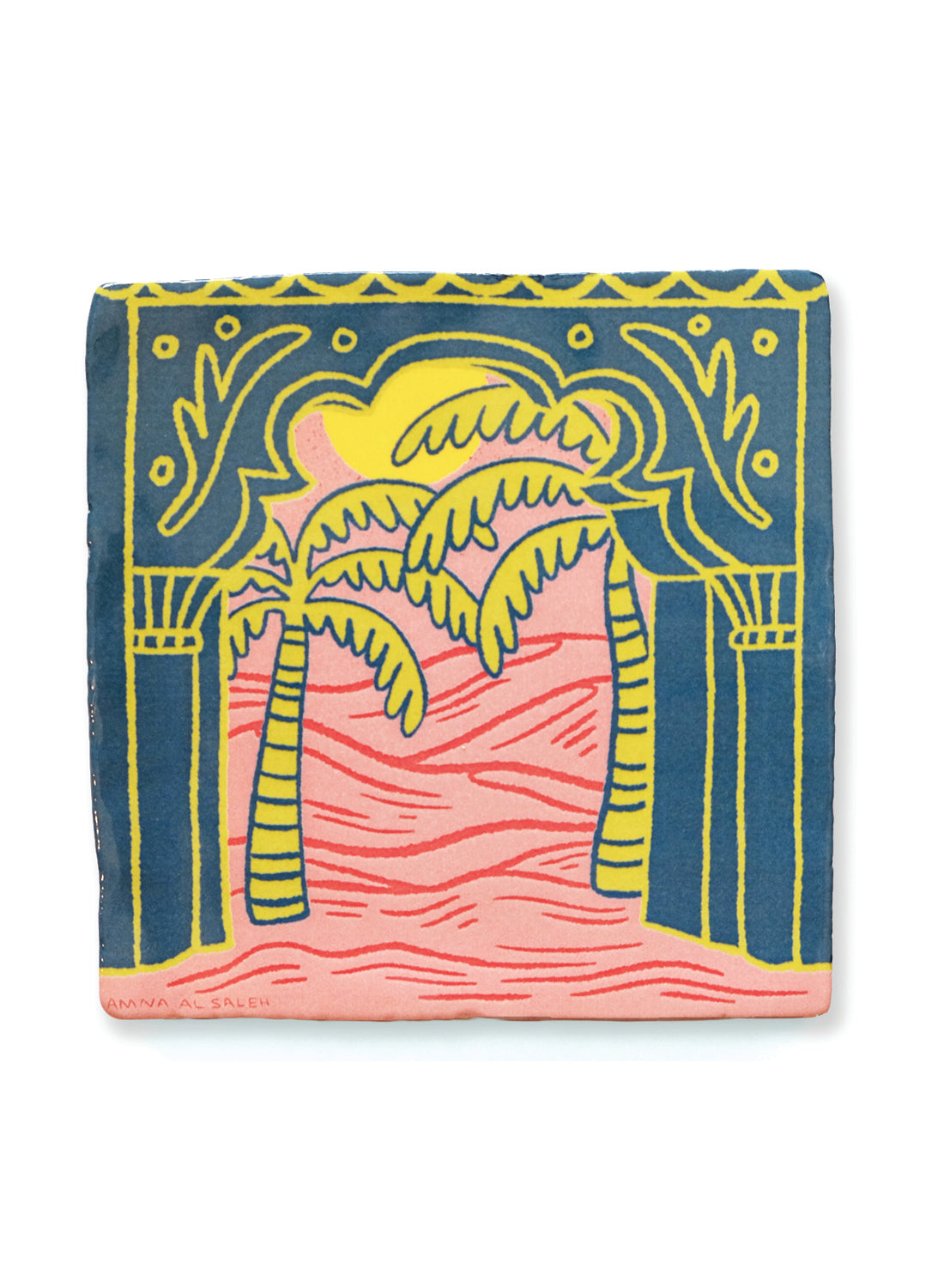 Art Tile - Doorway to a desert Oasis