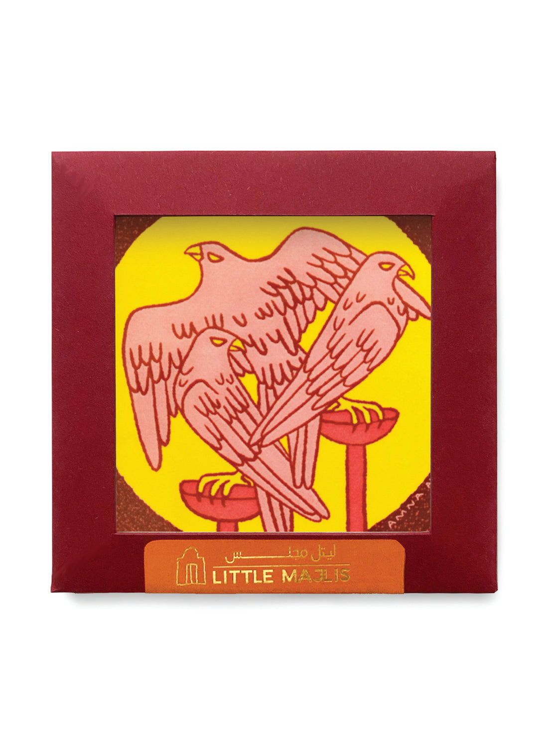 Art Tile, Falcons on a Wakir (perch)