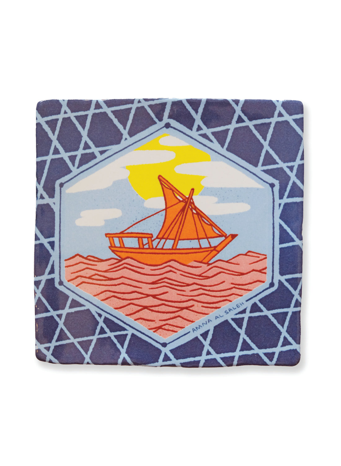 Art Tile, Dhow in the Sea
