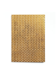 A5 notebook gatefold  – ghutra, gold