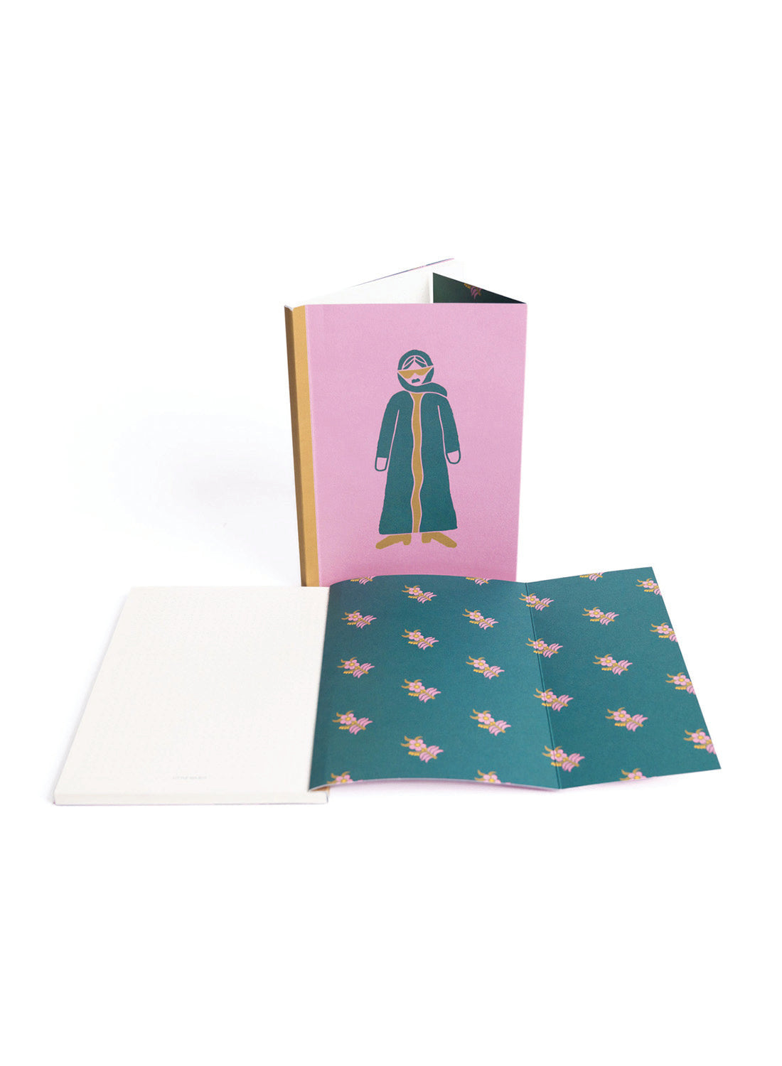 A5 notebook gatefold – Emirati fashionista