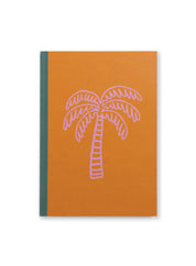 A5 notebook gatefold –  Palm tree