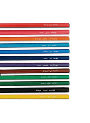 Coloured Pencil set of 6, Arabian wildlife (with Arabic colour names)