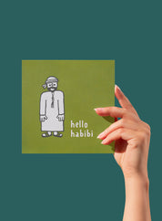 Greeting card – hello habibi