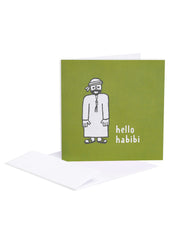 Greeting card – hello habibi