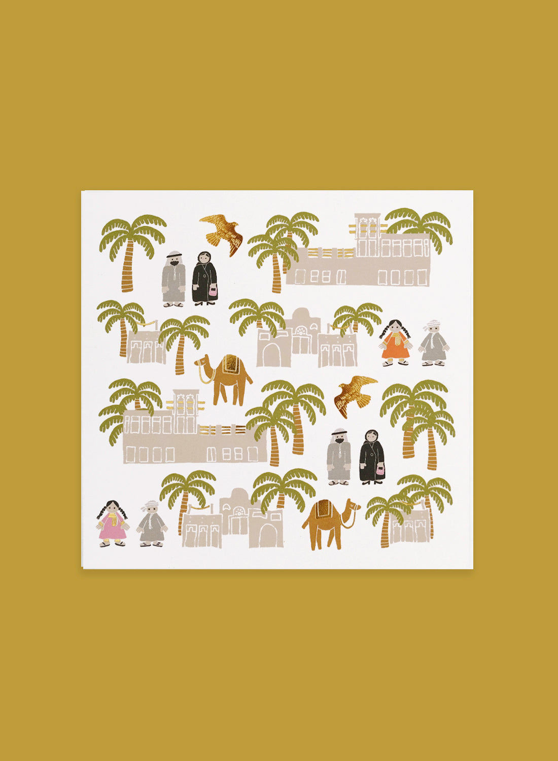 Greeting card - local icons