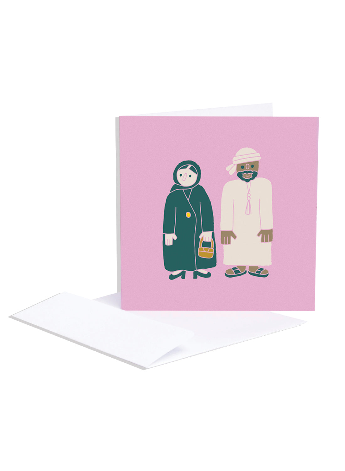 Greeting card –  Emirati Man & Lady