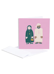 Greeting card –  Emirati Man & Lady