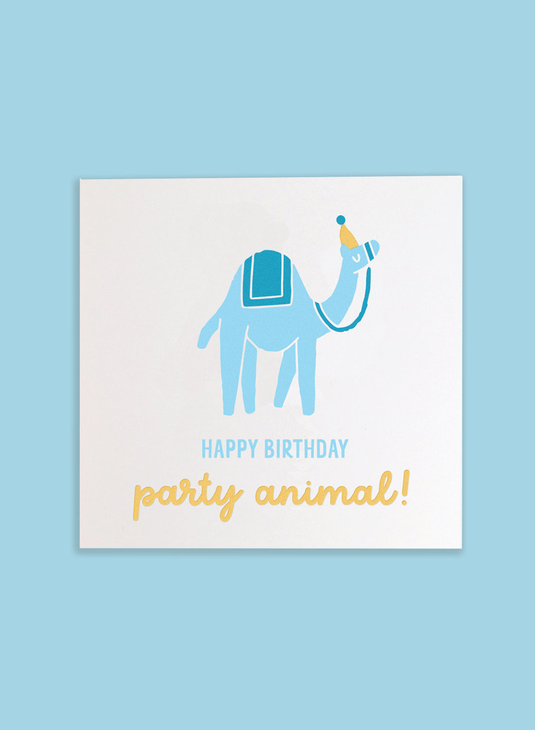 Greeting card –  Happy Birthday Party Animal