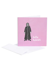 Greeting card – hello habibti
