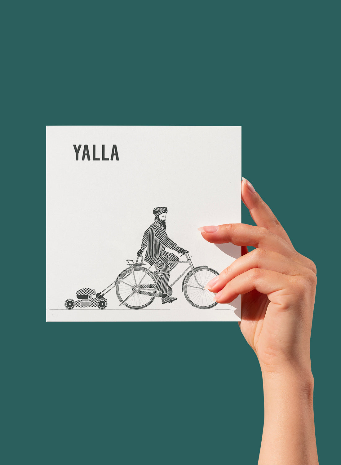 Greeting card – yalla