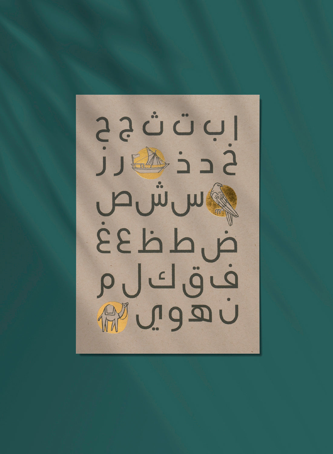 Postcard – Arabic alphabet (single or set)