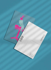 Postcard – Falcon on a ‘wakir’ (single or set)