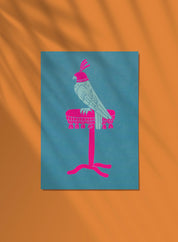 Postcard – Falcon on a ‘wakir’ (single or set)