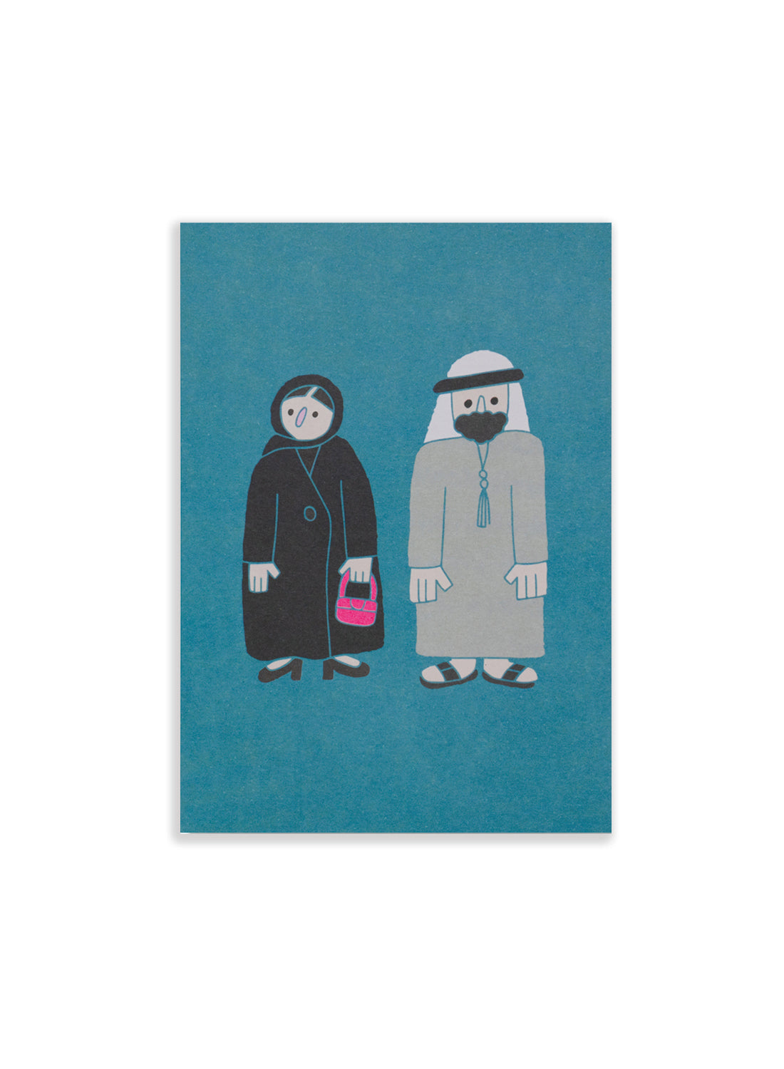 Postcard – Emirati Man & Lady (single or set)