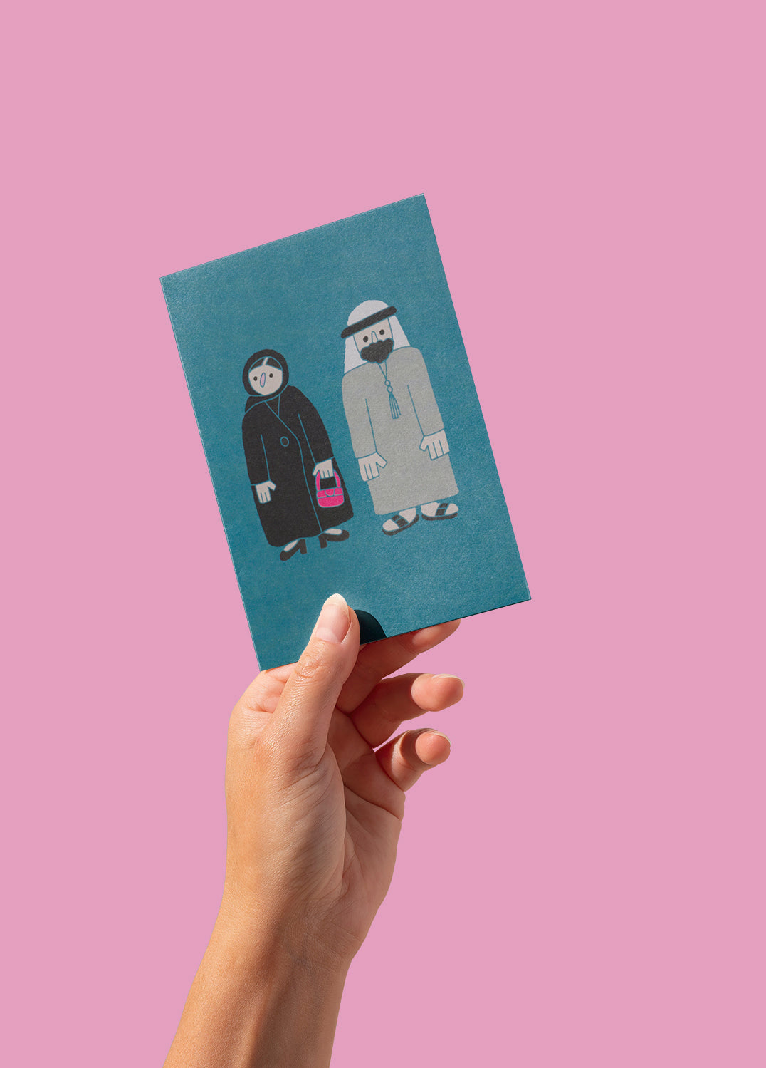 Postcard – Emirati Man & Lady (single or set)