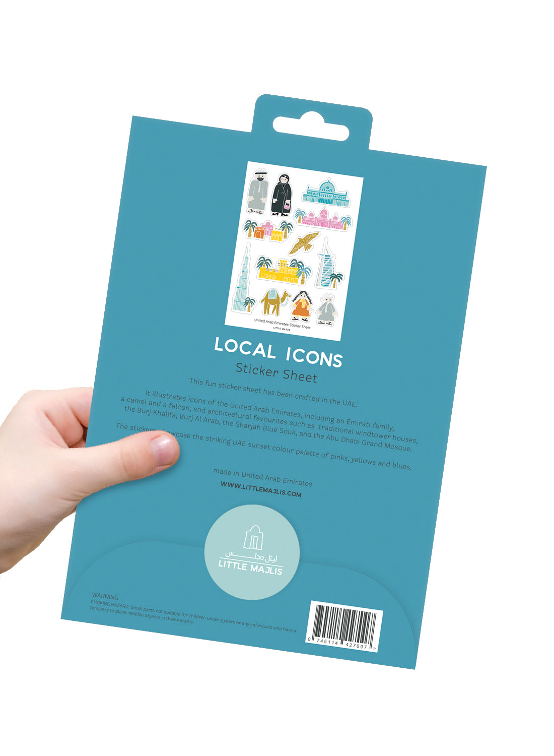 Sticker sheet, UAE icons