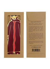 Camel leather bookmark - Emirati fashionista
