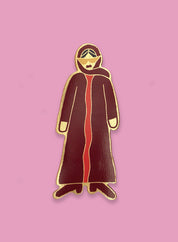 Camel leather bookmark - Emirati fashionista