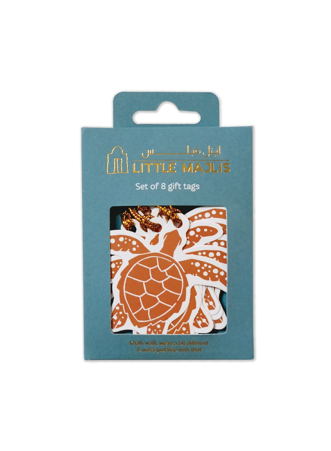 Gift tag set of 8, Hawksbill Turtles