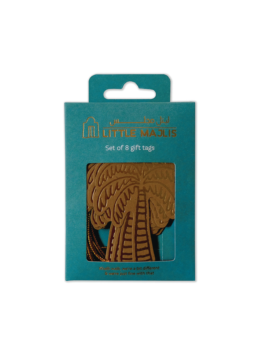 Gift tag set of 8, Palm Trees