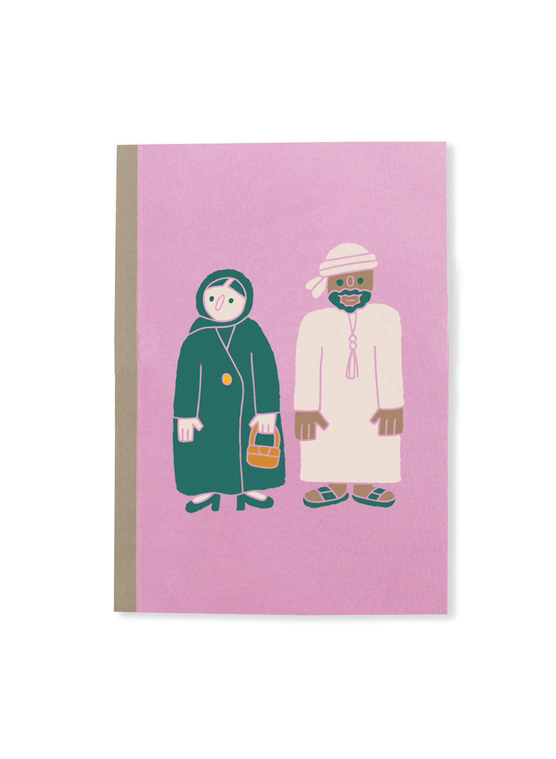 A5 notebook gatefold – Emirati Man & Lady