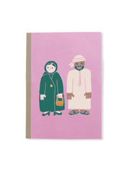 A5 notebook gatefold – Emirati Man & Lady