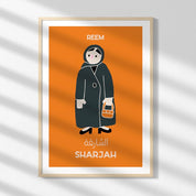 art print_emirati lady_2