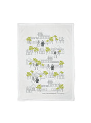 Cotton tea towel – Emirati neighborhood freej (Last chance!)