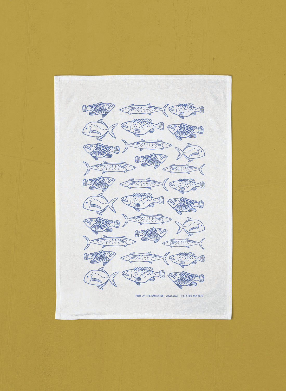 Cotton tea towel – Fish of the Emirates