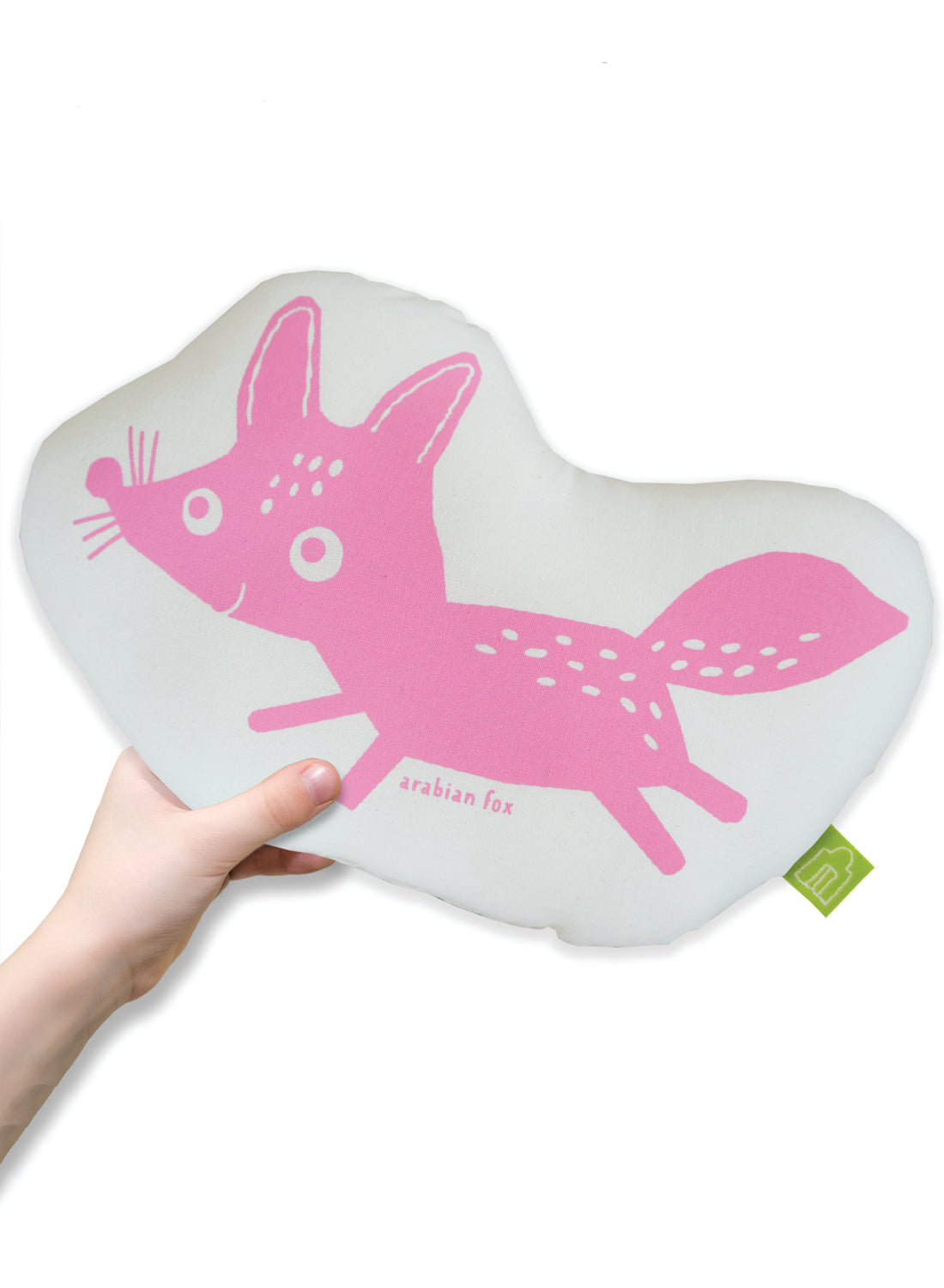 Character cushion - Arabian fox, pink
