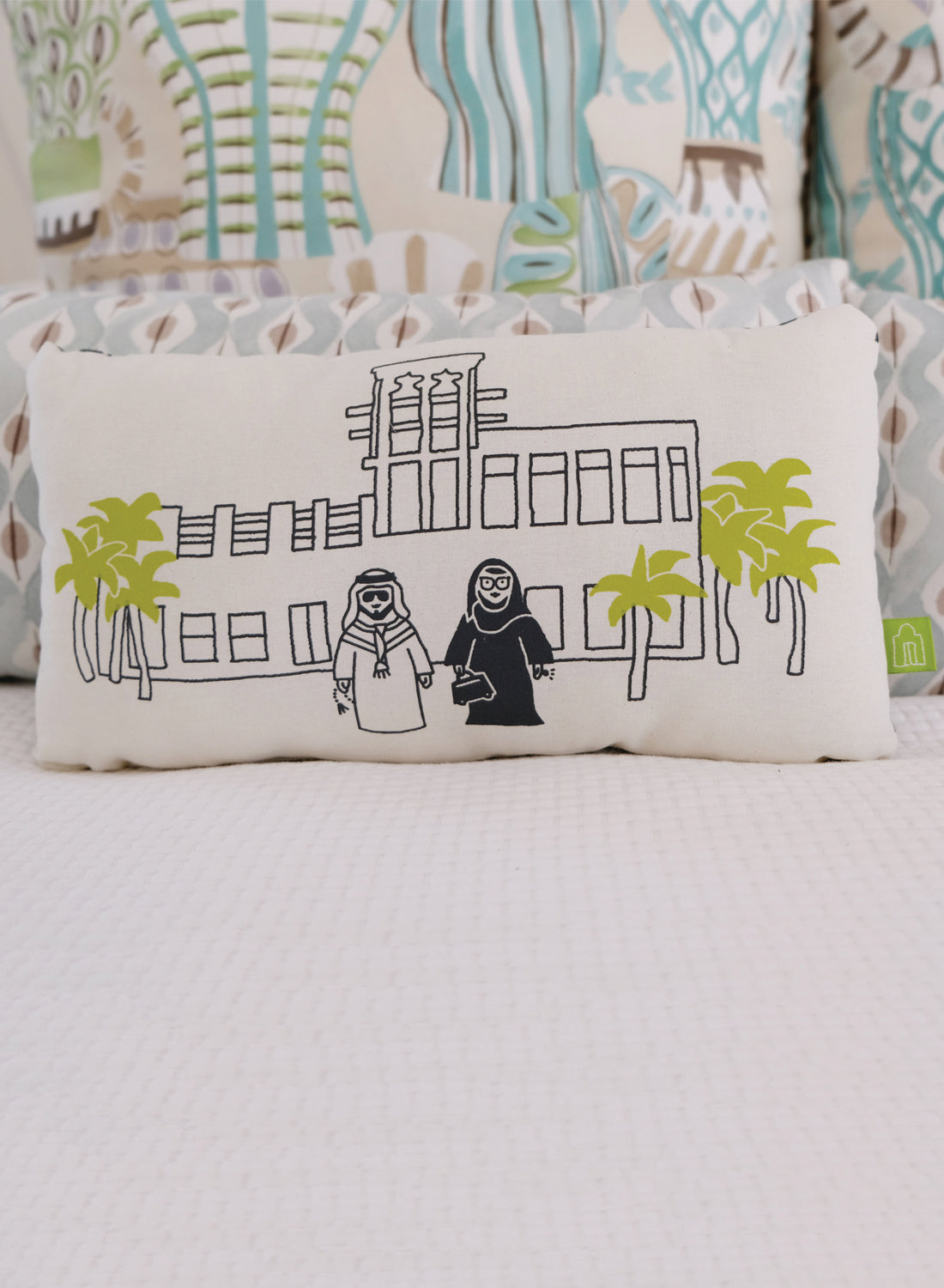 Character cushion - Emirati Freej